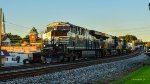 NS 8116 & 8118 are leading an early morning train